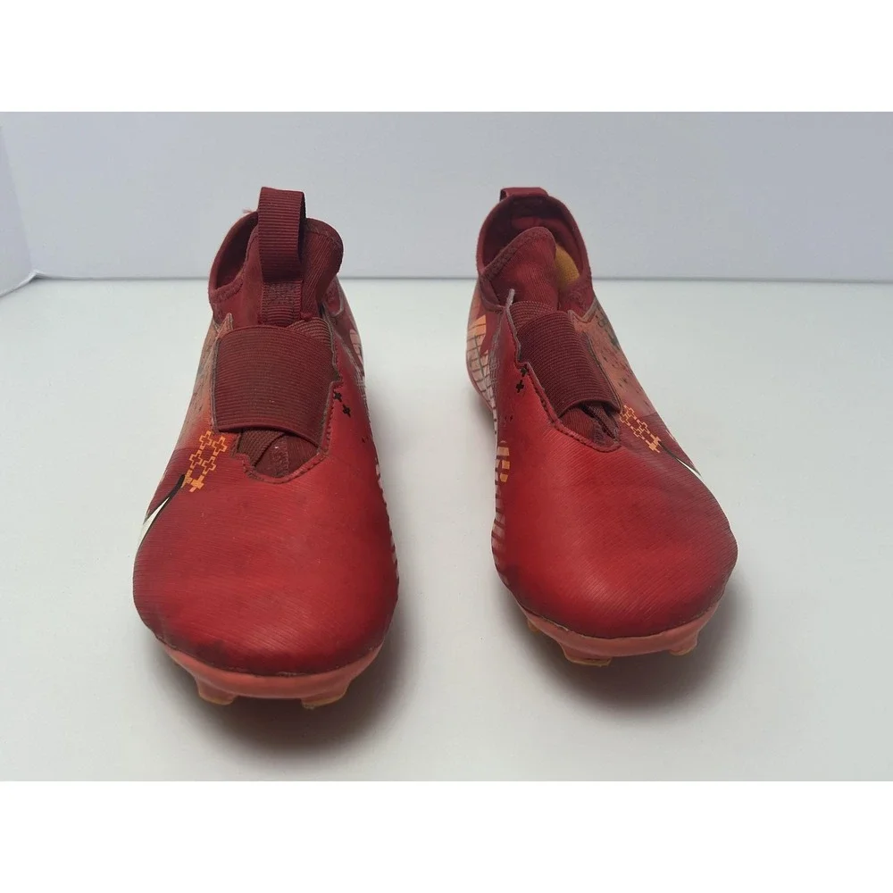 Nike Zoom Mercurial Soccer Cleats Shoes Youth Size 6Y Red FG Football DV0350-600
